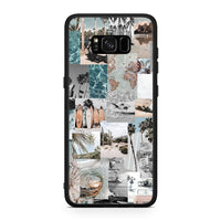 Thumbnail for Samsung S8+ Retro Beach Life Θήκη από τη Smartfits με σχέδιο στο πίσω μέρος και μαύρο περίβλημα | Smartphone case with colorful back and black bezels by Smartfits