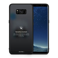 Thumbnail for Θήκη Samsung S8 Sensitive Content από τη Smartfits με σχέδιο στο πίσω μέρος και μαύρο περίβλημα | Samsung S8 Sensitive Content case with colorful back and black bezels