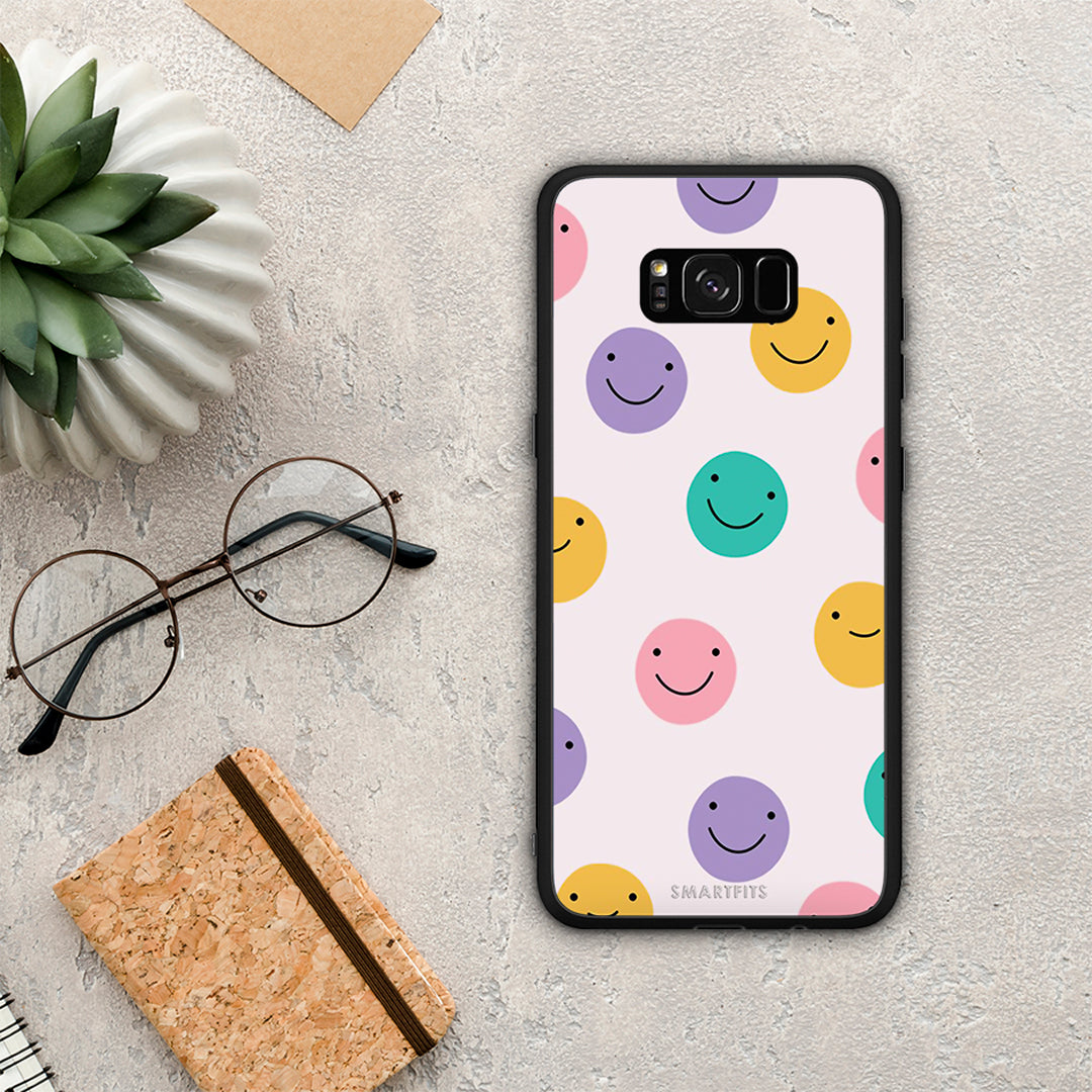 Smiley Faces - Samsung Galaxy S8+ θήκη