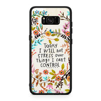 Thumbnail for Samsung S8 Stress Over θήκη από τη Smartfits με σχέδιο στο πίσω μέρος και μαύρο περίβλημα | Smartphone case with colorful back and black bezels by Smartfits