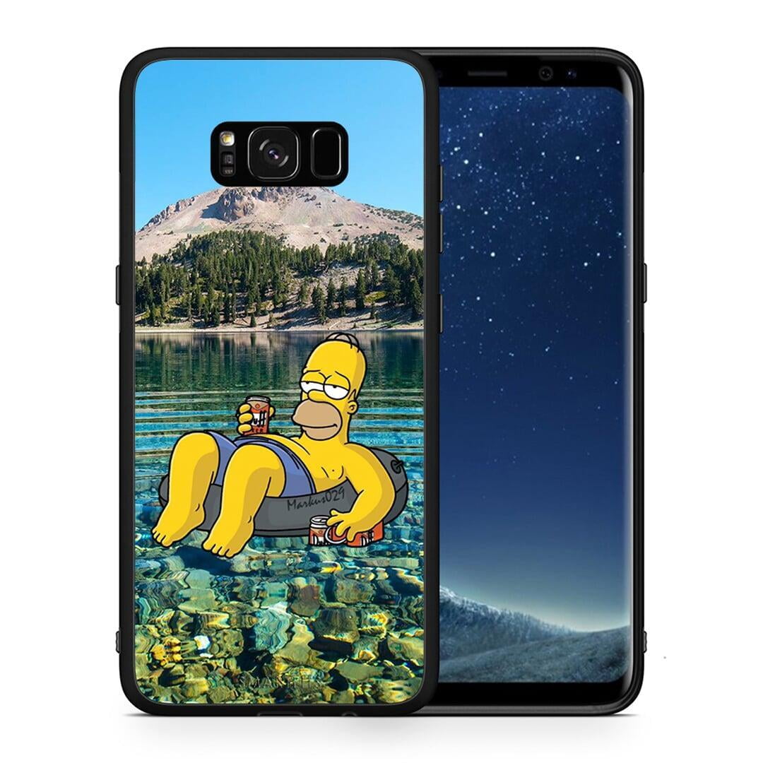 Θήκη Samsung S8+ Summer Happiness από τη Smartfits με σχέδιο στο πίσω μέρος και μαύρο περίβλημα | Samsung S8+ Summer Happiness case with colorful back and black bezels