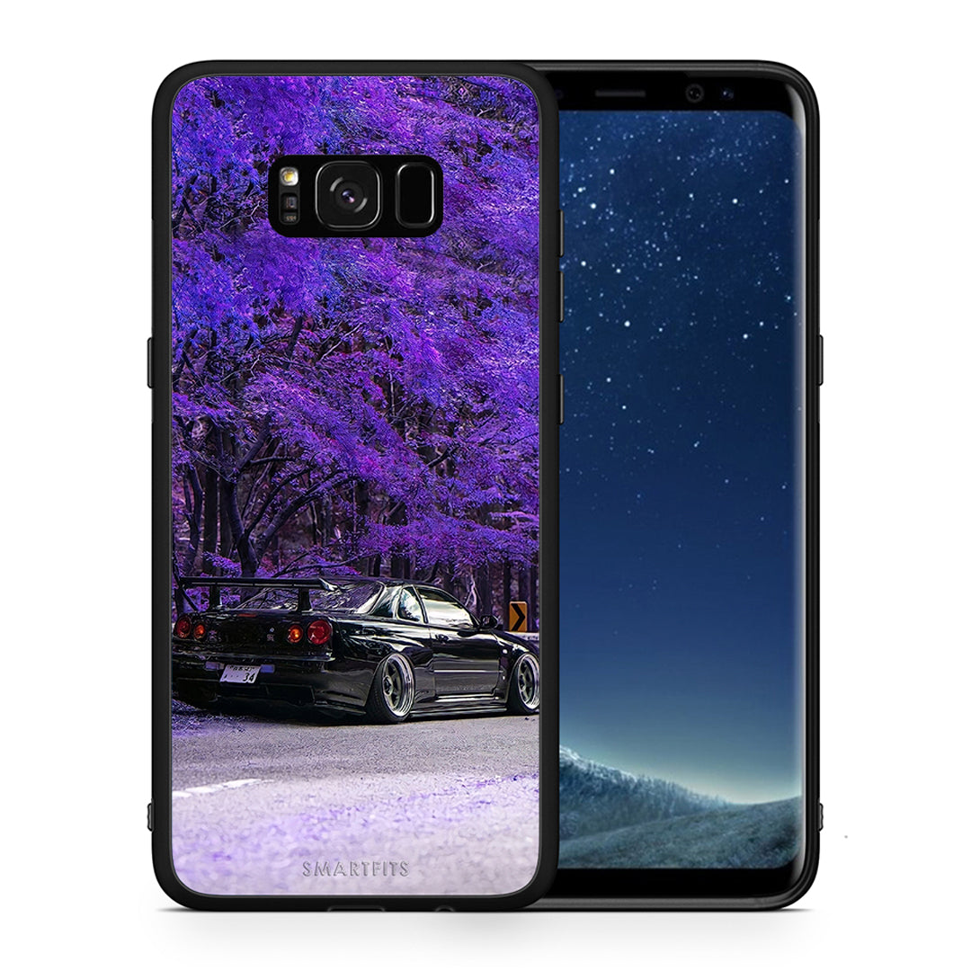 Θήκη Αγίου Βαλεντίνου Samsung S8 Super Car από τη Smartfits με σχέδιο στο πίσω μέρος και μαύρο περίβλημα | Samsung S8 Super Car case with colorful back and black bezels