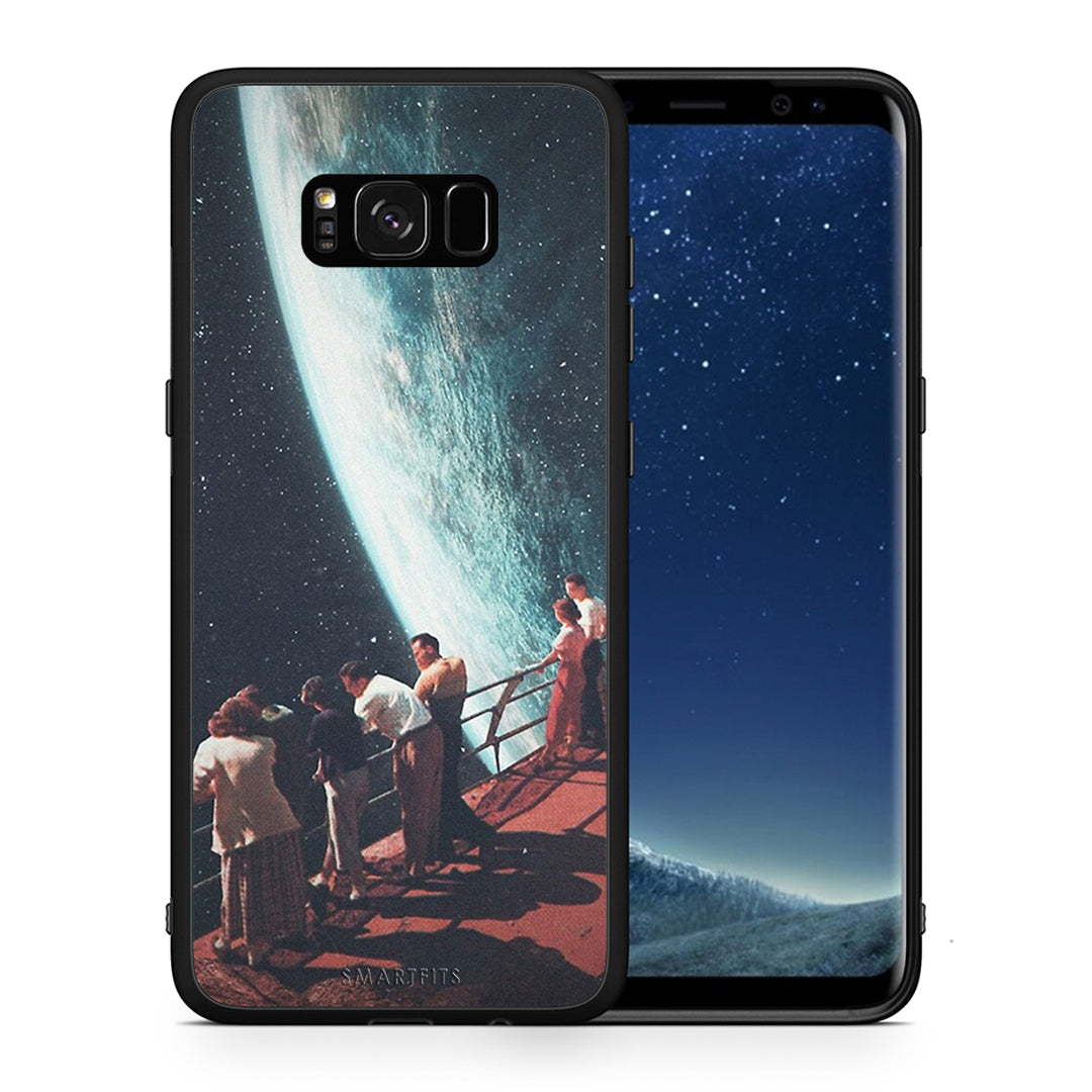 Θήκη Samsung S8+ Surreal View από τη Smartfits με σχέδιο στο πίσω μέρος και μαύρο περίβλημα | Samsung S8+ Surreal View case with colorful back and black bezels
