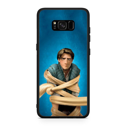 Samsung S8+ Tangled 1 Θήκη Αγίου Βαλεντίνου από τη Smartfits με σχέδιο στο πίσω μέρος και μαύρο περίβλημα | Smartphone case with colorful back and black bezels by Smartfits