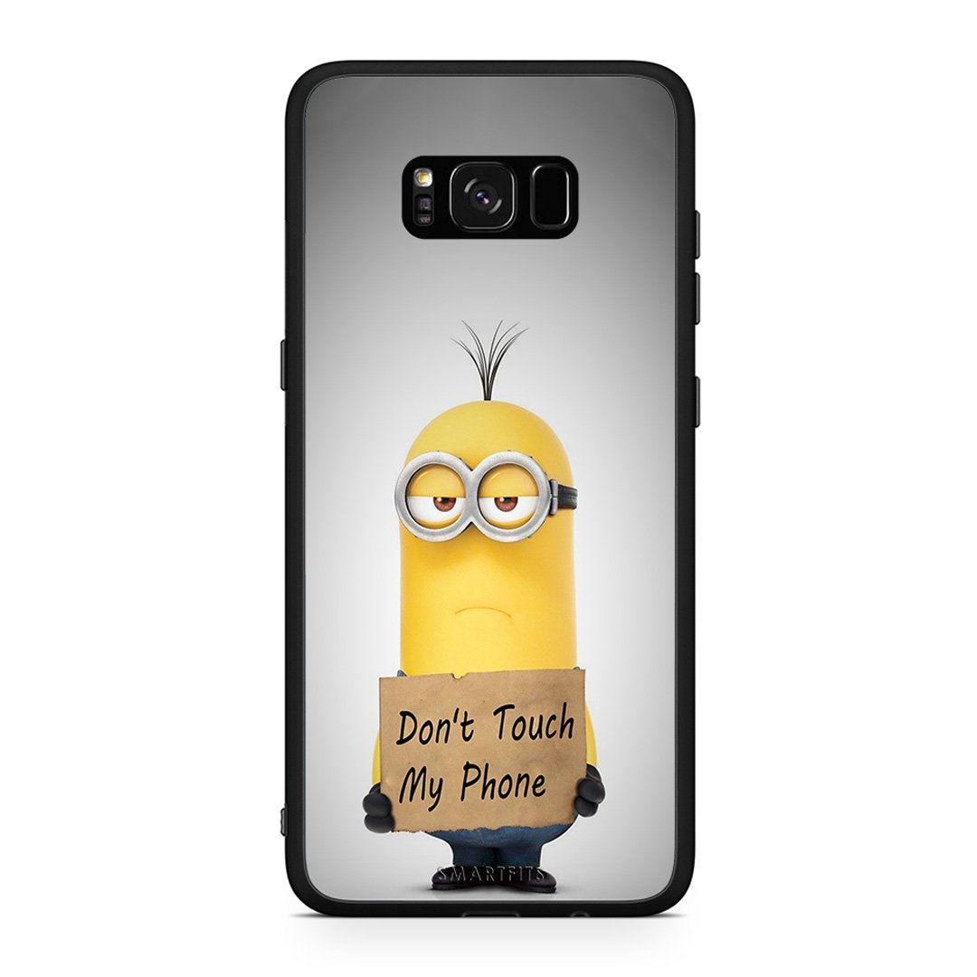 4 - Samsung S8+ Minion Text case, cover, bumper