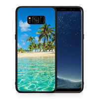 Thumbnail for Θήκη Samsung S8+ Tropical Vibes από τη Smartfits με σχέδιο στο πίσω μέρος και μαύρο περίβλημα | Samsung S8+ Tropical Vibes case with colorful back and black bezels