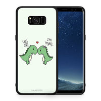 Thumbnail for Θήκη Samsung S8+ Rex Valentine από τη Smartfits με σχέδιο στο πίσω μέρος και μαύρο περίβλημα | Samsung S8+ Rex Valentine case with colorful back and black bezels