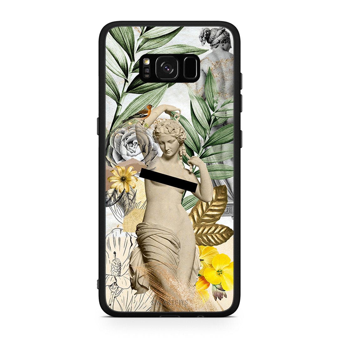 Samsung S8+ Woman Statue θήκη από τη Smartfits με σχέδιο στο πίσω μέρος και μαύρο περίβλημα | Smartphone case with colorful back and black bezels by Smartfits