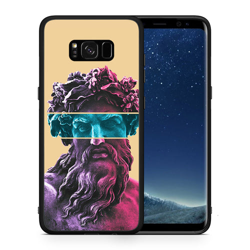 Θήκη Αγίου Βαλεντίνου Samsung S8+ Zeus Art από τη Smartfits με σχέδιο στο πίσω μέρος και μαύρο περίβλημα | Samsung S8+ Zeus Art case with colorful back and black bezels