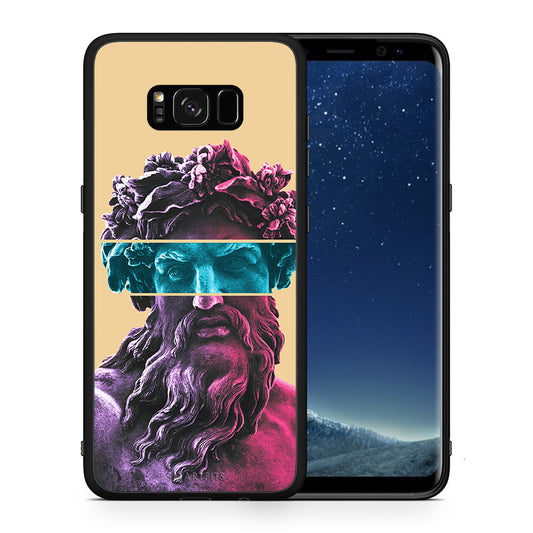 Θήκη Αγίου Βαλεντίνου Samsung S8+ Zeus Art από τη Smartfits με σχέδιο στο πίσω μέρος και μαύρο περίβλημα | Samsung S8+ Zeus Art case with colorful back and black bezels