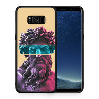 Thumbnail for Θήκη Αγίου Βαλεντίνου Samsung S8+ Zeus Art από τη Smartfits με σχέδιο στο πίσω μέρος και μαύρο περίβλημα | Samsung S8+ Zeus Art case with colorful back and black bezels