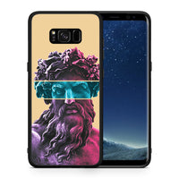 Thumbnail for Θήκη Αγίου Βαλεντίνου Samsung S8 Zeus Art από τη Smartfits με σχέδιο στο πίσω μέρος και μαύρο περίβλημα | Samsung S8 Zeus Art case with colorful back and black bezels