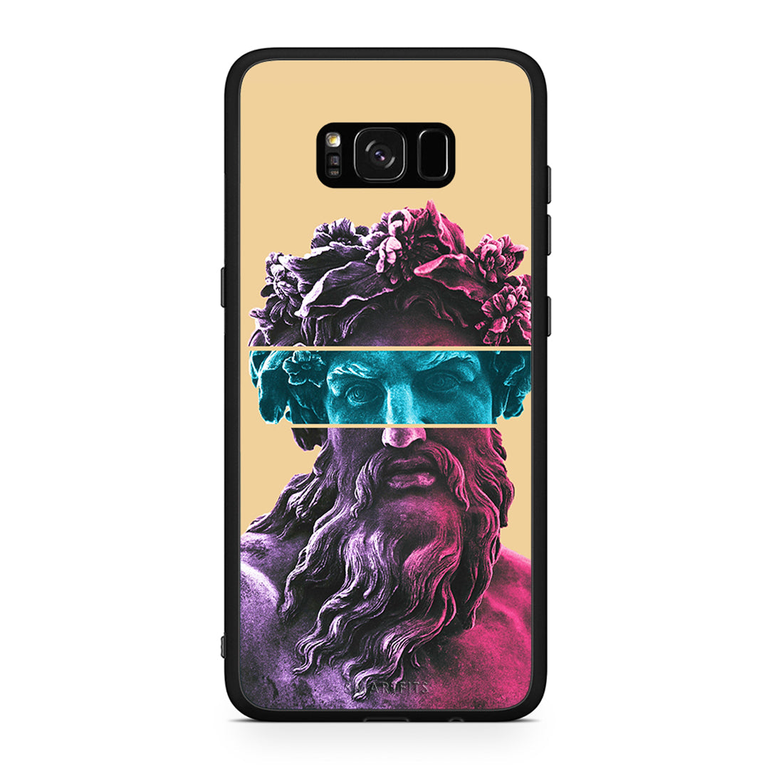 Samsung S8+ Zeus Art Θήκη Αγίου Βαλεντίνου από τη Smartfits με σχέδιο στο πίσω μέρος και μαύρο περίβλημα | Smartphone case with colorful back and black bezels by Smartfits