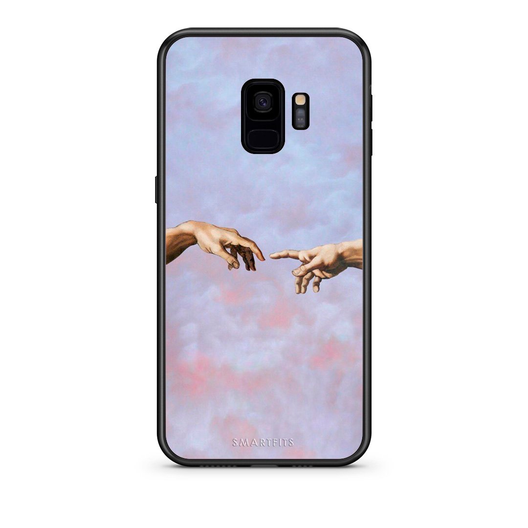 samsung s9 Adam Hand θήκη από τη Smartfits με σχέδιο στο πίσω μέρος και μαύρο περίβλημα | Smartphone case with colorful back and black bezels by Smartfits