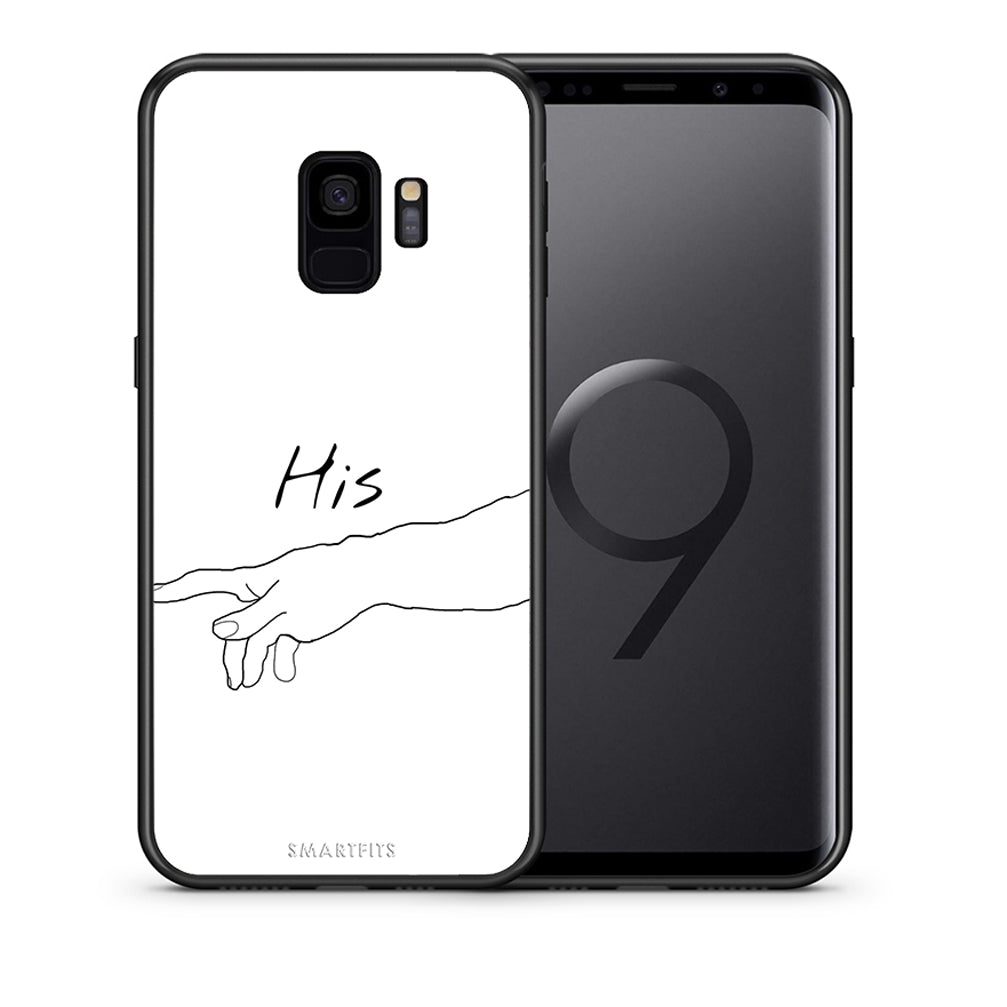 Θήκη Αγίου Βαλεντίνου Samsung S9 Aeshetic Love 2 από τη Smartfits με σχέδιο στο πίσω μέρος και μαύρο περίβλημα | Samsung S9 Aeshetic Love 2 case with colorful back and black bezels