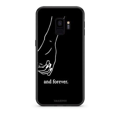 samsung s9 Always & Forever 2 Θήκη Αγίου Βαλεντίνου από τη Smartfits με σχέδιο στο πίσω μέρος και μαύρο περίβλημα | Smartphone case with colorful back and black bezels by Smartfits