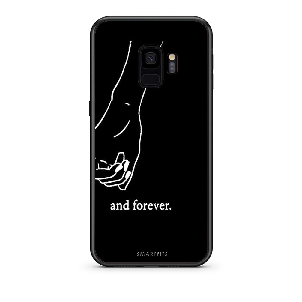 samsung s9 Always & Forever 2 Θήκη Αγίου Βαλεντίνου από τη Smartfits με σχέδιο στο πίσω μέρος και μαύρο περίβλημα | Smartphone case with colorful back and black bezels by Smartfits