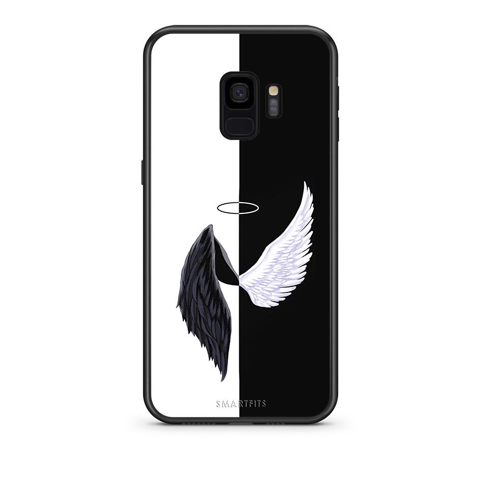 samsung s9 Angels Demons θήκη από τη Smartfits με σχέδιο στο πίσω μέρος και μαύρο περίβλημα | Smartphone case with colorful back and black bezels by Smartfits