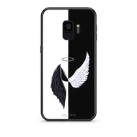 Thumbnail for samsung s9 Angels Demons θήκη από τη Smartfits με σχέδιο στο πίσω μέρος και μαύρο περίβλημα | Smartphone case with colorful back and black bezels by Smartfits