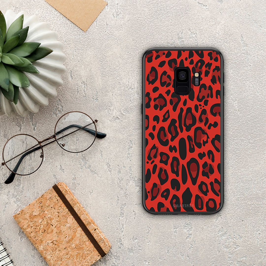 Animal Red Leopard - Samsung Galaxy S9 θήκη