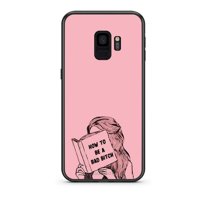 samsung s9 Bad Bitch θήκη από τη Smartfits με σχέδιο στο πίσω μέρος και μαύρο περίβλημα | Smartphone case with colorful back and black bezels by Smartfits