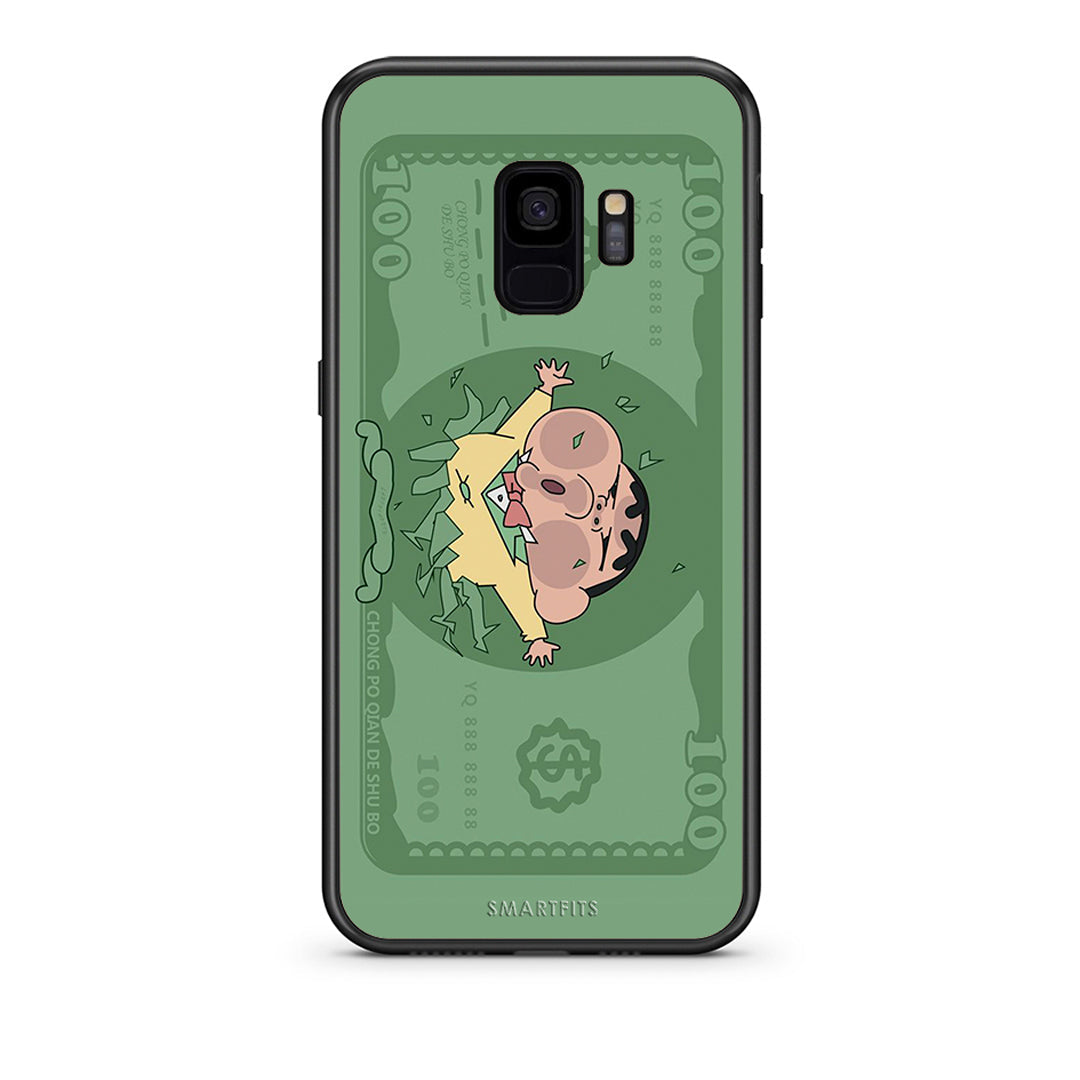 samsung s9 Big Money Θήκη Αγίου Βαλεντίνου από τη Smartfits με σχέδιο στο πίσω μέρος και μαύρο περίβλημα | Smartphone case with colorful back and black bezels by Smartfits