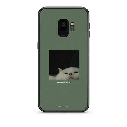 samsung s9 Bitch Surprise θήκη από τη Smartfits με σχέδιο στο πίσω μέρος και μαύρο περίβλημα | Smartphone case with colorful back and black bezels by Smartfits