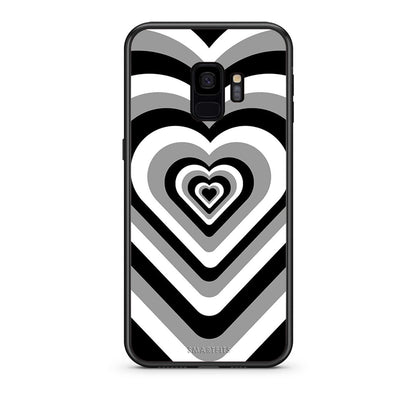 samsung s9 Black Hearts θήκη από τη Smartfits με σχέδιο στο πίσω μέρος και μαύρο περίβλημα | Smartphone case with colorful back and black bezels by Smartfits