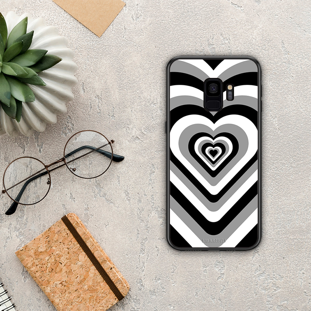 Black Hearts - Samsung Galaxy S9 θήκη