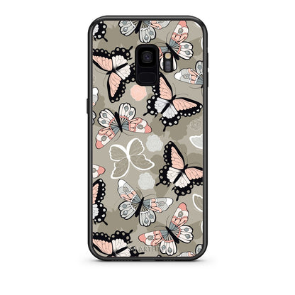 135 - samsung galaxy s9 Butterflies Boho case, cover, bumper