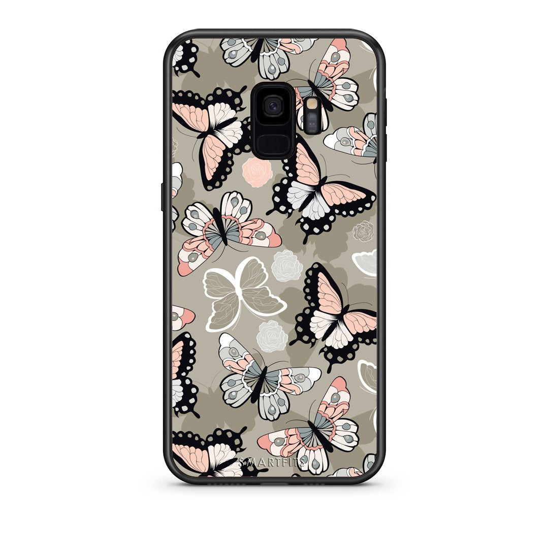 135 - samsung galaxy s9 Butterflies Boho case, cover, bumper