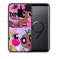 Thumbnail for Θήκη Αγίου Βαλεντίνου Samsung S9 Bubble Girls από τη Smartfits με σχέδιο στο πίσω μέρος και μαύρο περίβλημα | Samsung S9 Bubble Girls case with colorful back and black bezels