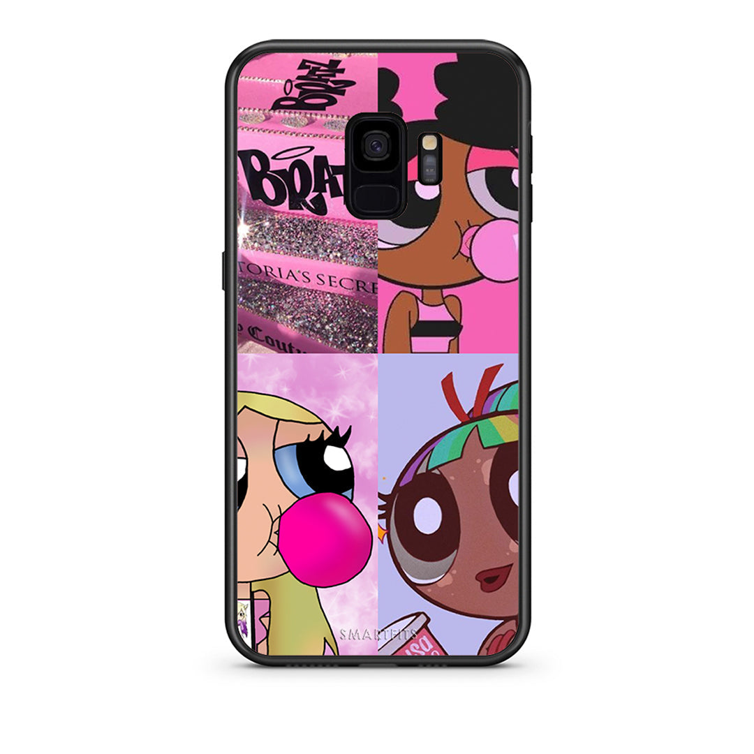 samsung s9 Bubble Girls Θήκη Αγίου Βαλεντίνου από τη Smartfits με σχέδιο στο πίσω μέρος και μαύρο περίβλημα | Smartphone case with colorful back and black bezels by Smartfits