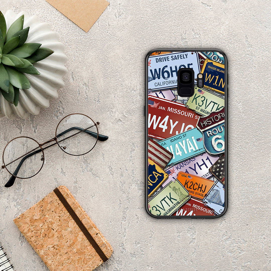Car Plates - Samsung Galaxy S9 θήκη