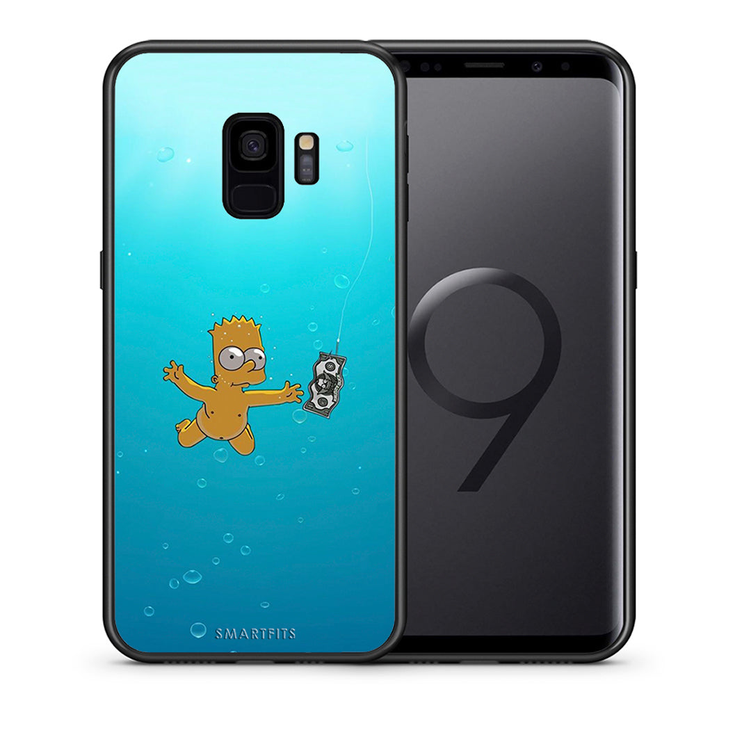 Θήκη Samsung S9 Chasing Money από τη Smartfits με σχέδιο στο πίσω μέρος και μαύρο περίβλημα | Samsung S9 Chasing Money case with colorful back and black bezels