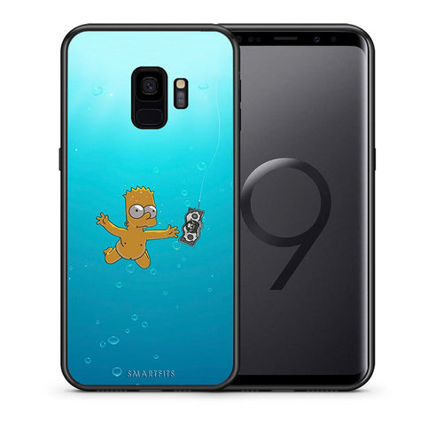 Θήκη Samsung S9 Chasing Money από τη Smartfits με σχέδιο στο πίσω μέρος και μαύρο περίβλημα | Samsung S9 Chasing Money case with colorful back and black bezels