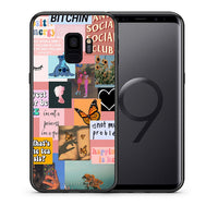 Thumbnail for Θήκη Αγίου Βαλεντίνου Samsung S9 Collage Bitchin από τη Smartfits με σχέδιο στο πίσω μέρος και μαύρο περίβλημα | Samsung S9 Collage Bitchin case with colorful back and black bezels