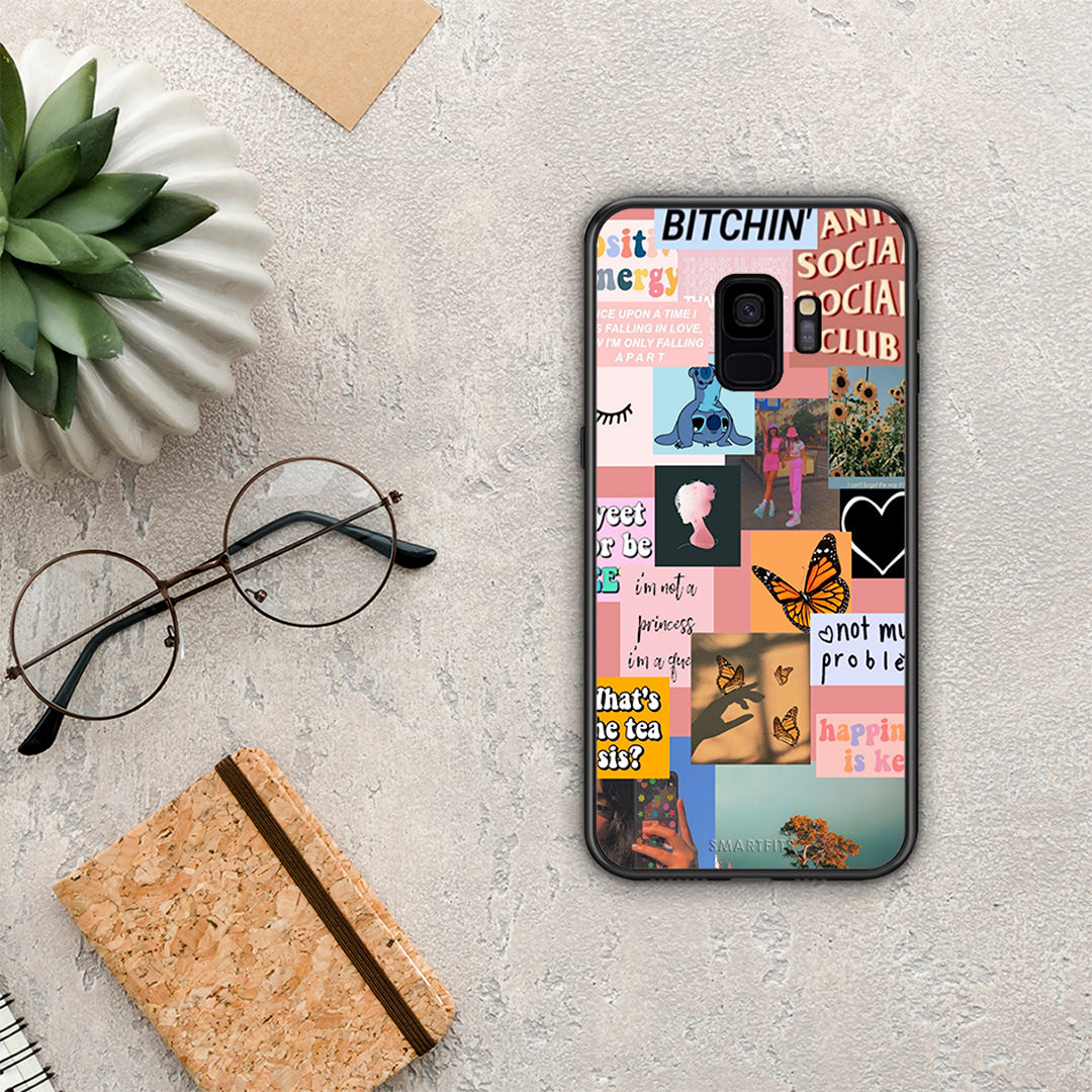 Collage Bitchin - Samsung Galaxy S9 θήκη