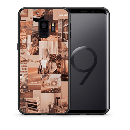 Θήκη Αγίου Βαλεντίνου Samsung S9 Collage You Can από τη Smartfits με σχέδιο στο πίσω μέρος και μαύρο περίβλημα | Samsung S9 Collage You Can case with colorful back and black bezels