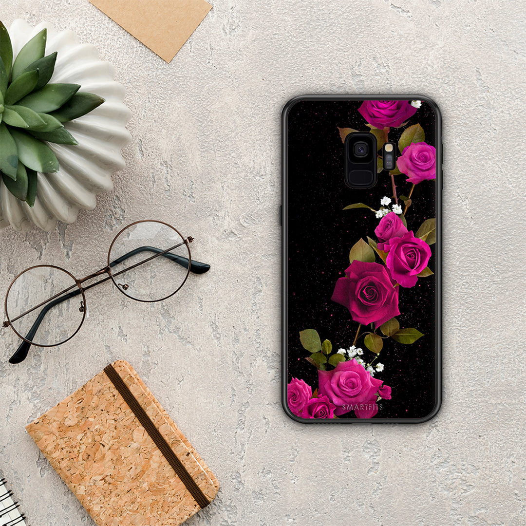 Flower Red Roses - Samsung Galaxy S9 θήκη