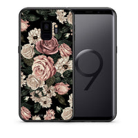 Thumbnail for Θήκη Samsung S9 Wild Roses Flower από τη Smartfits με σχέδιο στο πίσω μέρος και μαύρο περίβλημα | Samsung S9 Wild Roses Flower case with colorful back and black bezels