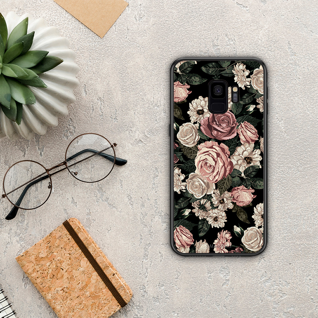 Flower Wild Roses - Samsung Galaxy S9 θήκη