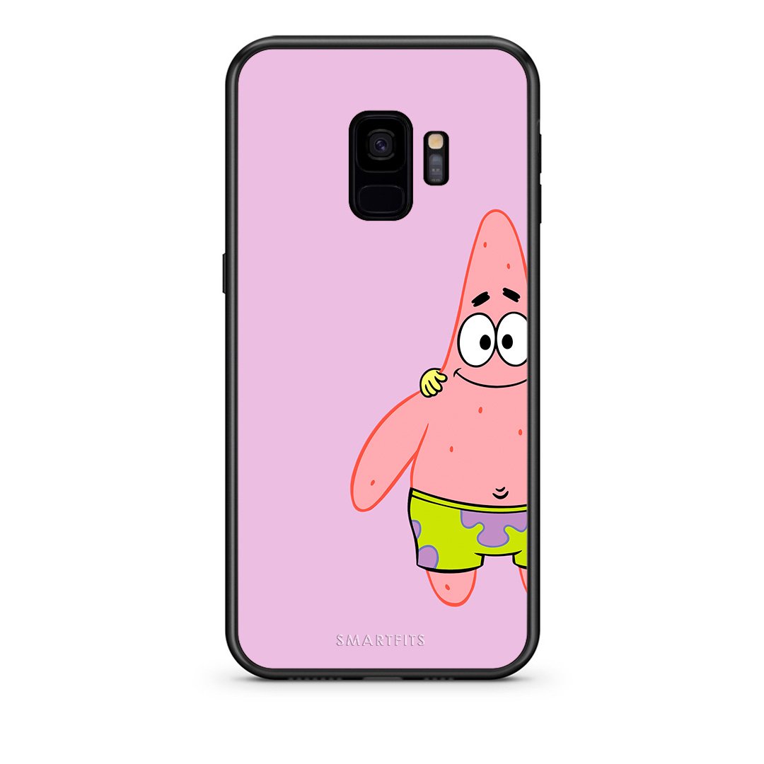 samsung s9  Friends Patrick θήκη από τη Smartfits με σχέδιο στο πίσω μέρος και μαύρο περίβλημα | Smartphone case with colorful back and black bezels by Smartfits
