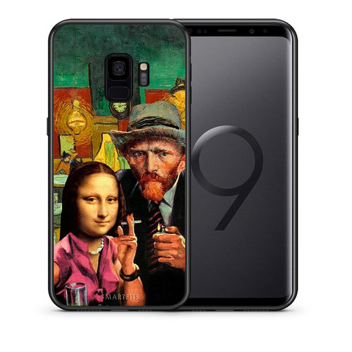 Θήκη Samsung S9 Funny Art από τη Smartfits με σχέδιο στο πίσω μέρος και μαύρο περίβλημα | Samsung S9 Funny Art case with colorful back and black bezels