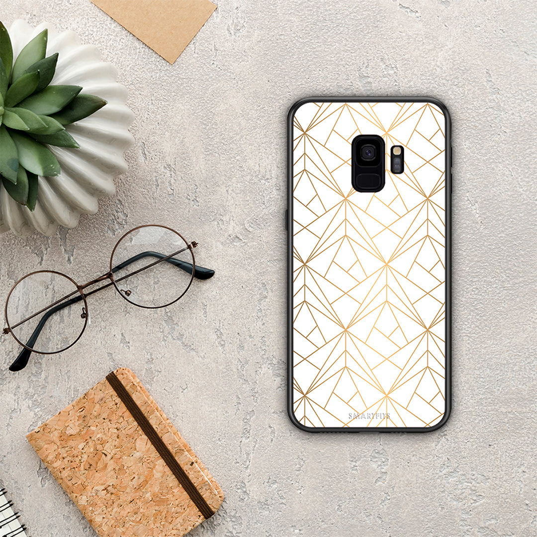Geometric Luxury White - Samsung Galaxy S9 θήκη