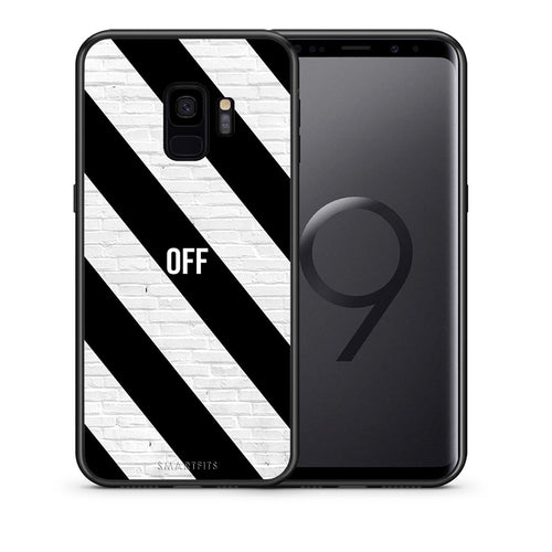 Θήκη Samsung S9 Get Off από τη Smartfits με σχέδιο στο πίσω μέρος και μαύρο περίβλημα | Samsung S9 Get Off case with colorful back and black bezels