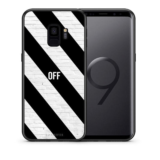 Θήκη Samsung S9 Get Off από τη Smartfits με σχέδιο στο πίσω μέρος και μαύρο περίβλημα | Samsung S9 Get Off case with colorful back and black bezels