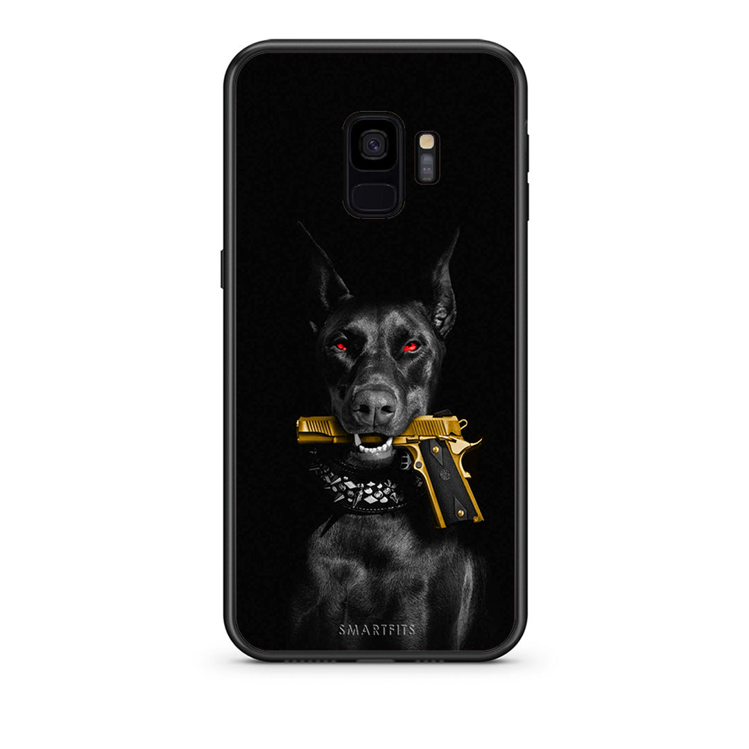 samsung s9 Golden Gun Θήκη Αγίου Βαλεντίνου από τη Smartfits με σχέδιο στο πίσω μέρος και μαύρο περίβλημα | Smartphone case with colorful back and black bezels by Smartfits