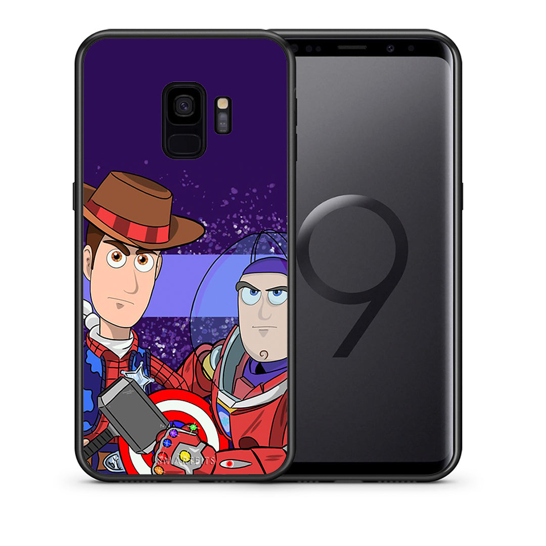 Θήκη Samsung S9 Infinity Story από τη Smartfits με σχέδιο στο πίσω μέρος και μαύρο περίβλημα | Samsung S9 Infinity Story case with colorful back and black bezels