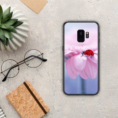 Ladybug Flower - Samsung Galaxy S9 θήκη